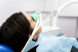 patient undergoing sedation to calm nerves, sedation dentistry